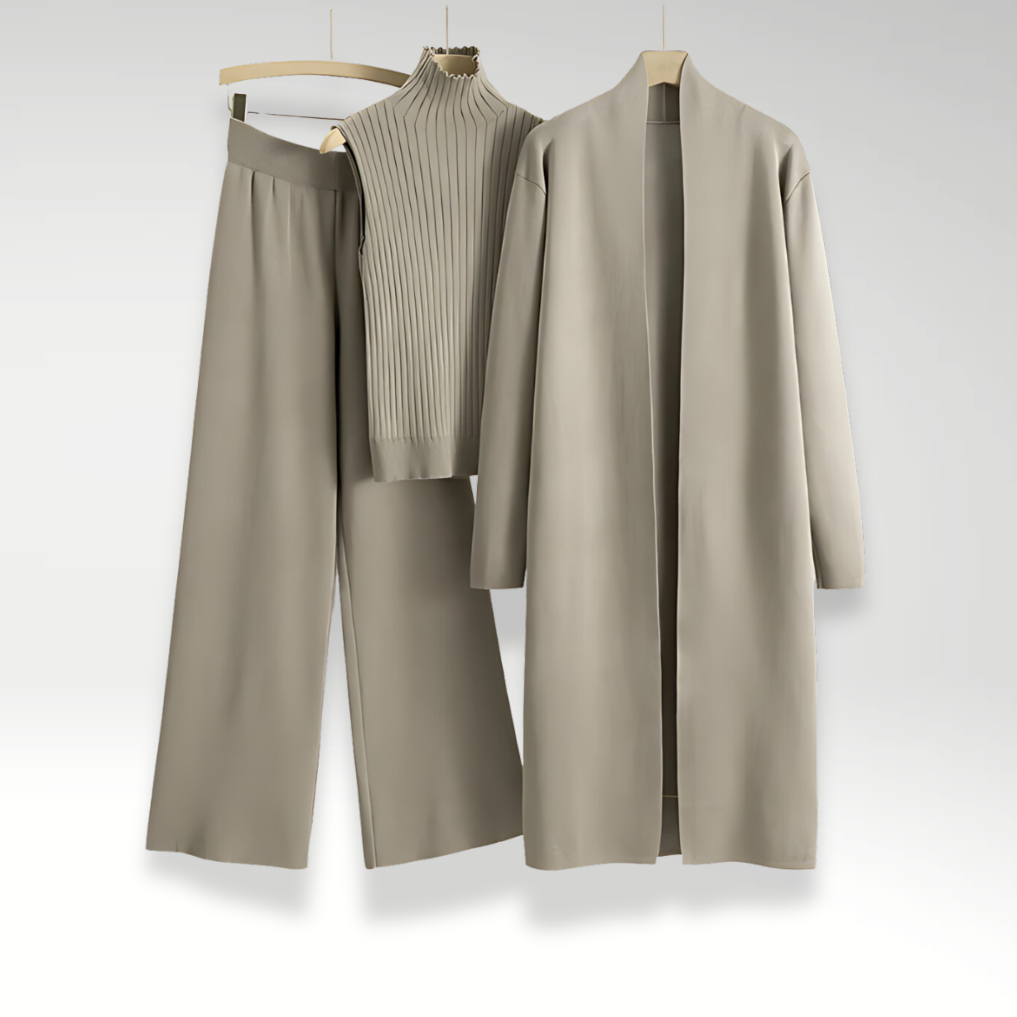 Camille | Ensemble trois pièces en maille Luxe